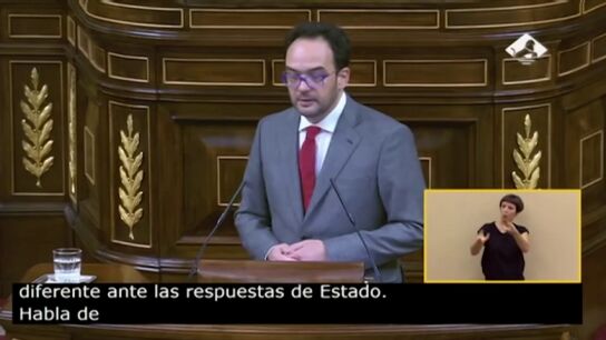 Frame 0.0 de: Hernando acusa al Gobierno de enviar un plan presupuestario con 5.500 millones de ajuste