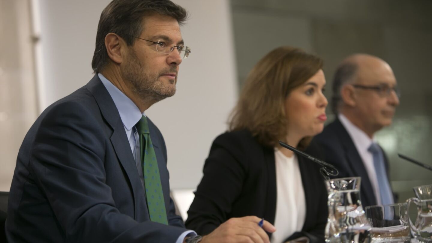 Rafael Catal&aacute;, Ministro de Justicia en funciones
