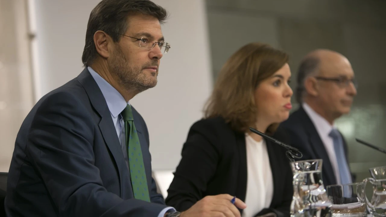 Rafael Catalá, Ministro de Justicia en funciones