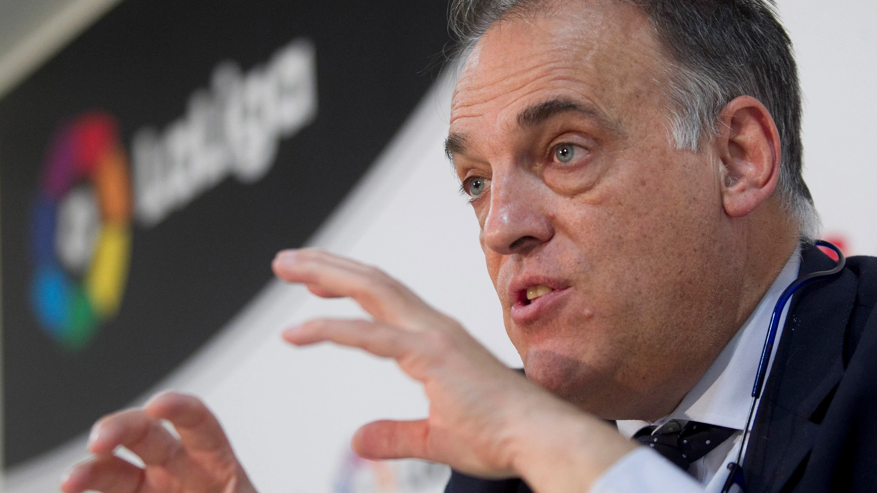 Javier Tebas, durante un acto Javier Tebas, durante un acto