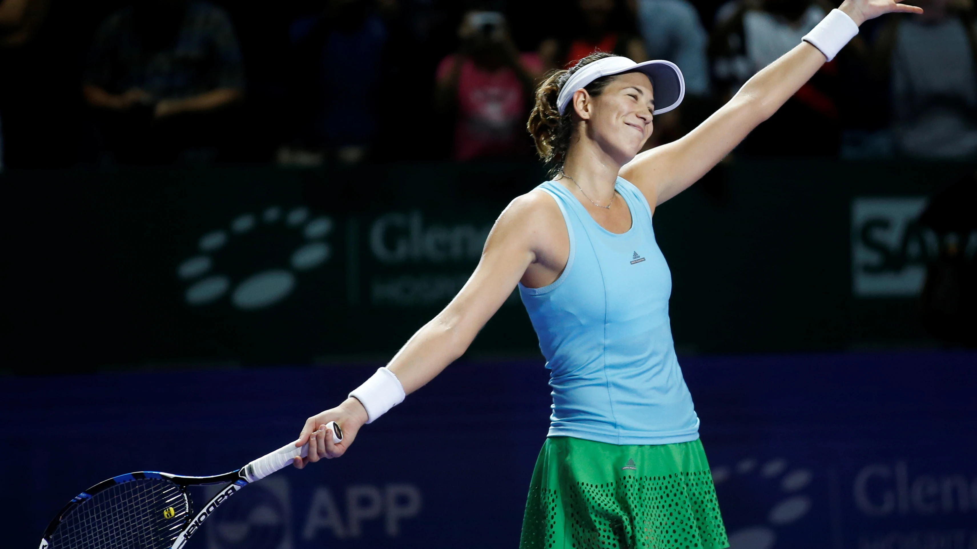 Garbiñe Muguruza se despide del Masters de Singapur