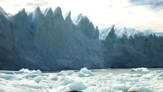 Imagen de un glaciar