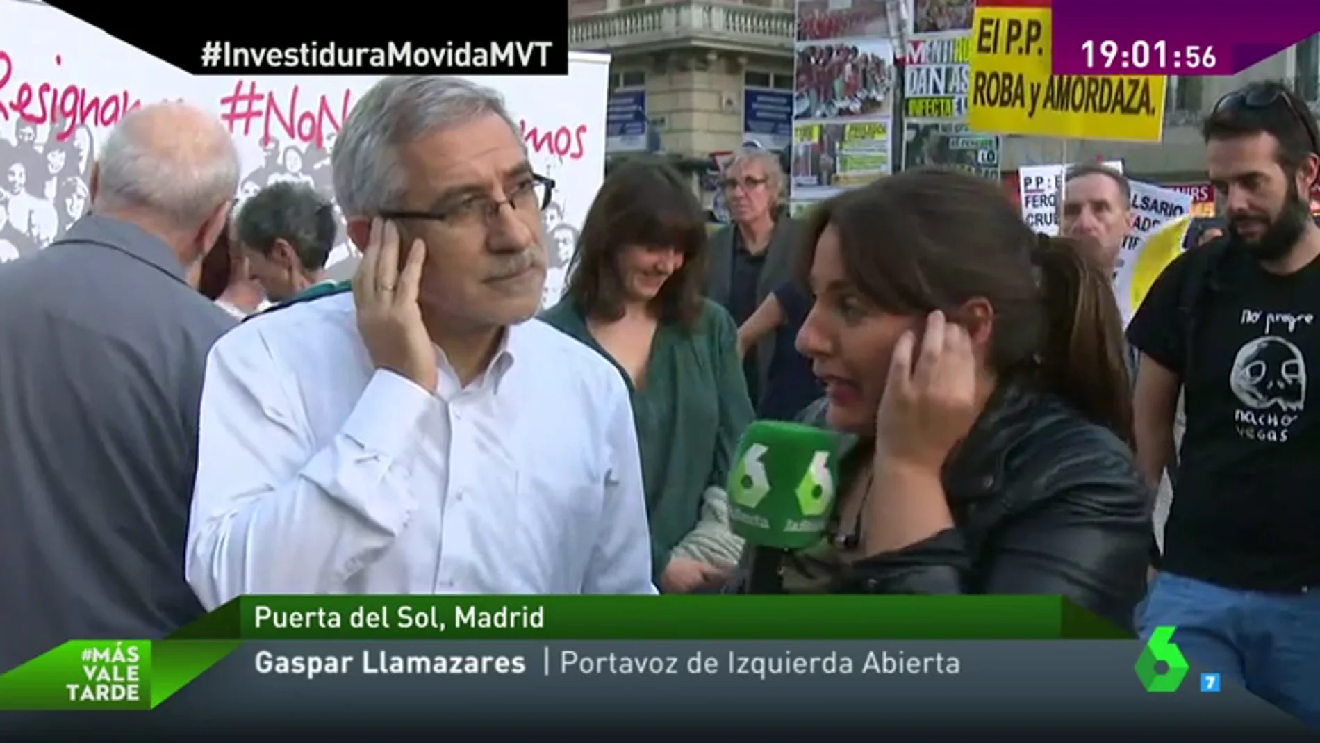 Frame 17.291323 de: Gaspar Llamazares, sobre la investidura de Rajoy: "Se va cometer un funeral porque no hay Gobierno de cambio"