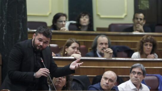  El portavoz adjunto de ERC en el Congreso, Gabriel Rufi&aacute;n