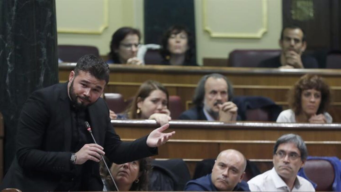  El portavoz adjunto de ERC en el Congreso, Gabriel Rufi&aacute;n