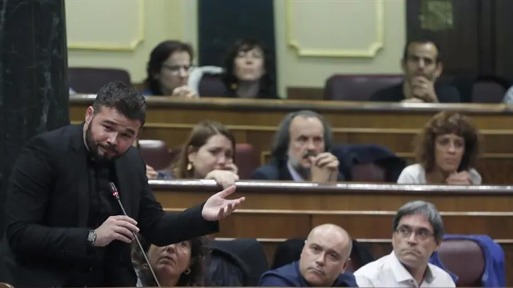  El portavoz adjunto de ERC en el Congreso, Gabriel Rufi&aacute;n