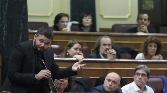 El portavoz adjunto de ERC en el Congreso, Gabriel Rufián El portavoz adjunto de ERC en el Congreso, Gabriel Rufián