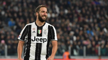 Higuaín, en un partido con la Juventus