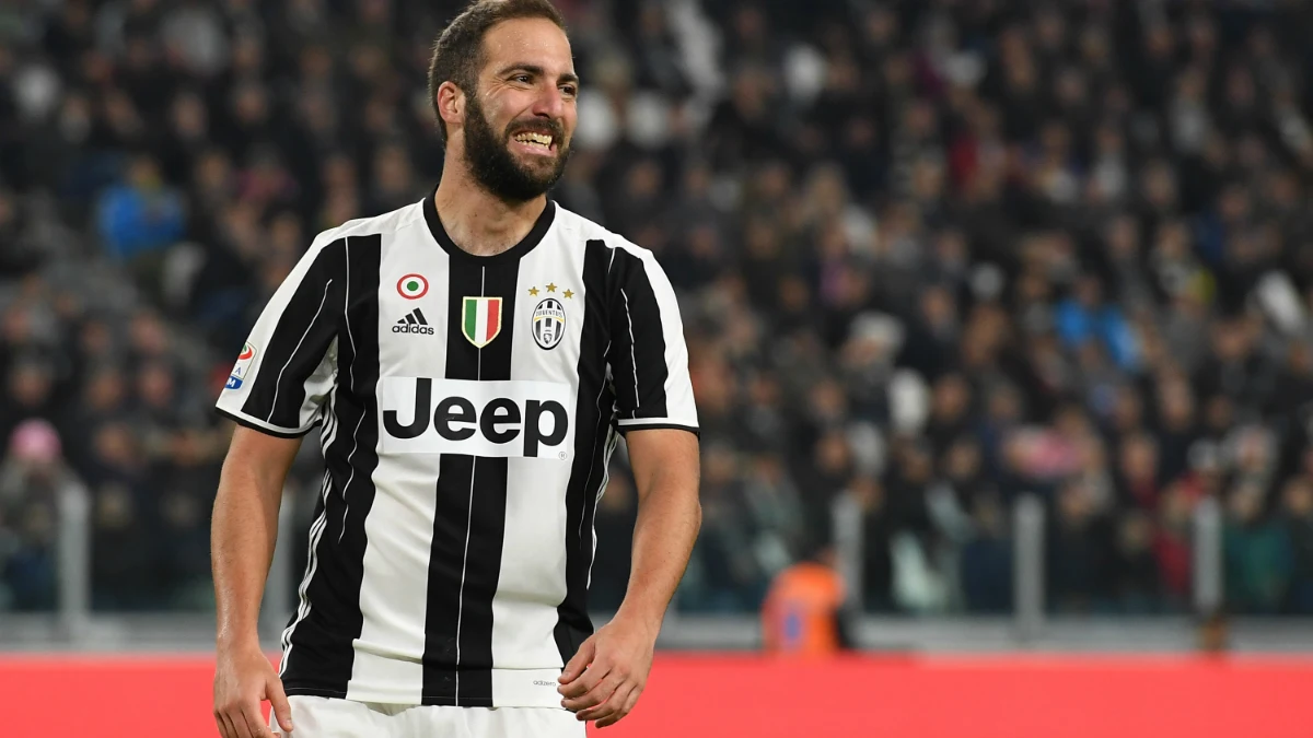 Higuaín, en un partido con la Juventus