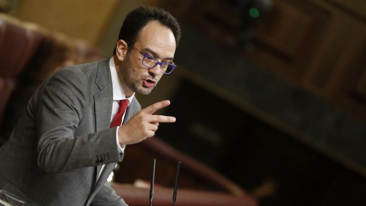 Antonio Hernando declara en el Congreso de los Diputados