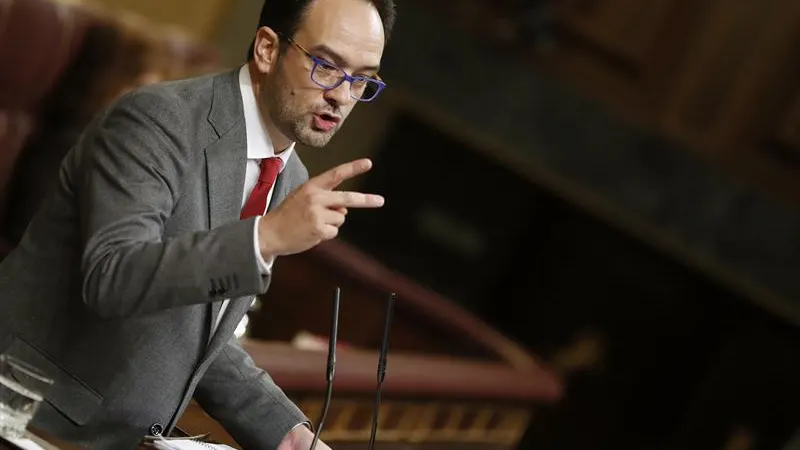 Antonio Hernando declara en el Congreso de los Diputados