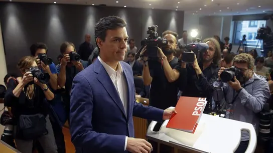 Pedro Sánchez comparece ante los medios de comunicación Pedro Sánchez comparece ante los medios de comunicación