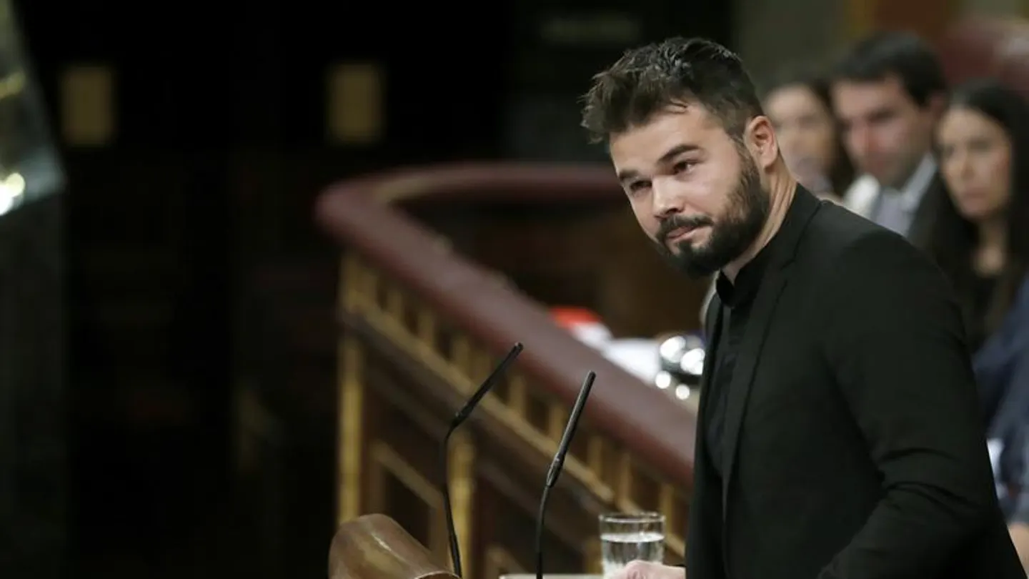 Gabriel Rufián, portavoz adjunto de ERC en el Congreso Gabriel Rufián, portavoz adjunto de ERC en el Congreso