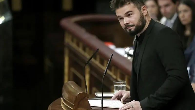 Gabriel Rufián, portavoz adjunto de ERC en el Congreso