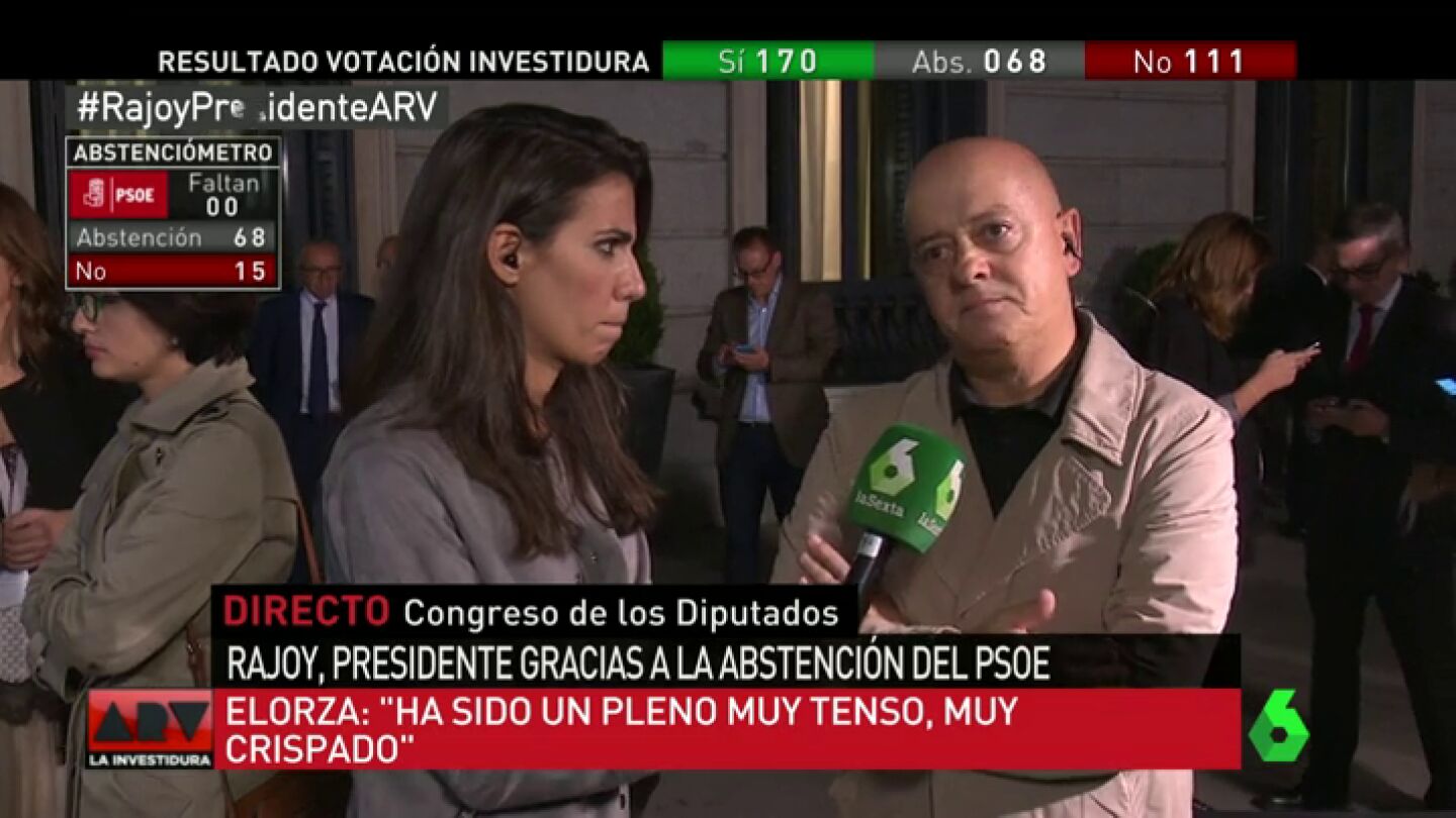Frame 42.786242 de: Od&oacute;n Elorza: "Rajoy va a pretender sacar tajada de la situaci&oacute;n del PSOE"