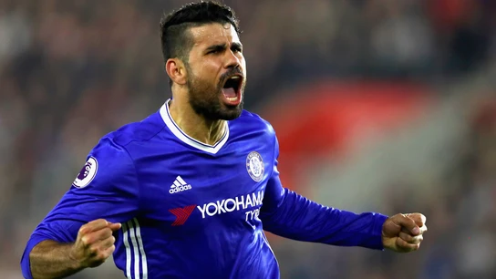Diego Costa, celebrando su gol ante el Southampton Diego Costa, celebrando su gol ante el Southampton