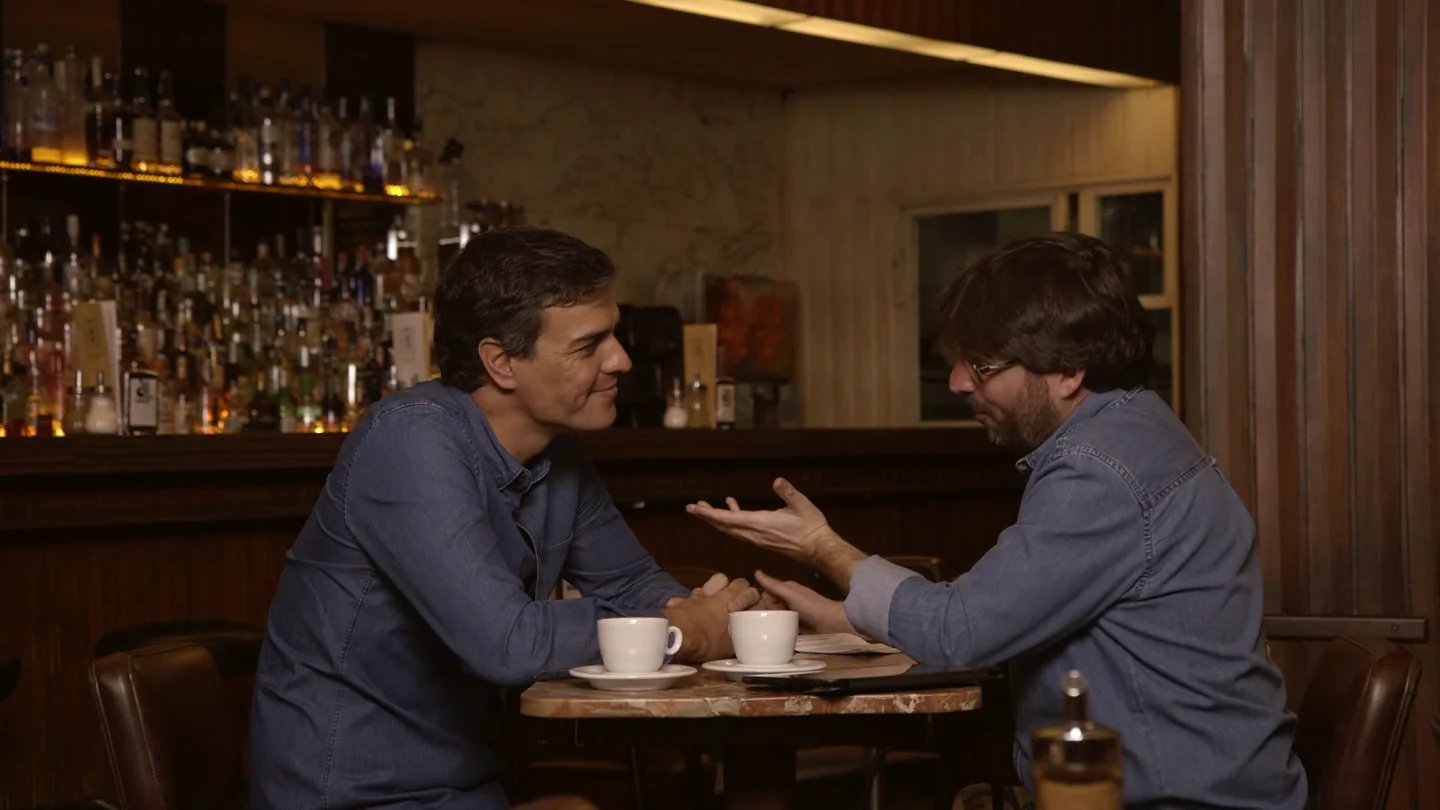 Jordi Évole, a Pedro Sánchez: "Empezaste como el guapo, eras sex symbol y ahora te has convertido en el symbol" Jordi Évole, a Pedro Sánchez: "Empezaste como el guapo, eras sex symbol y ahora te has convertido en el symbol"