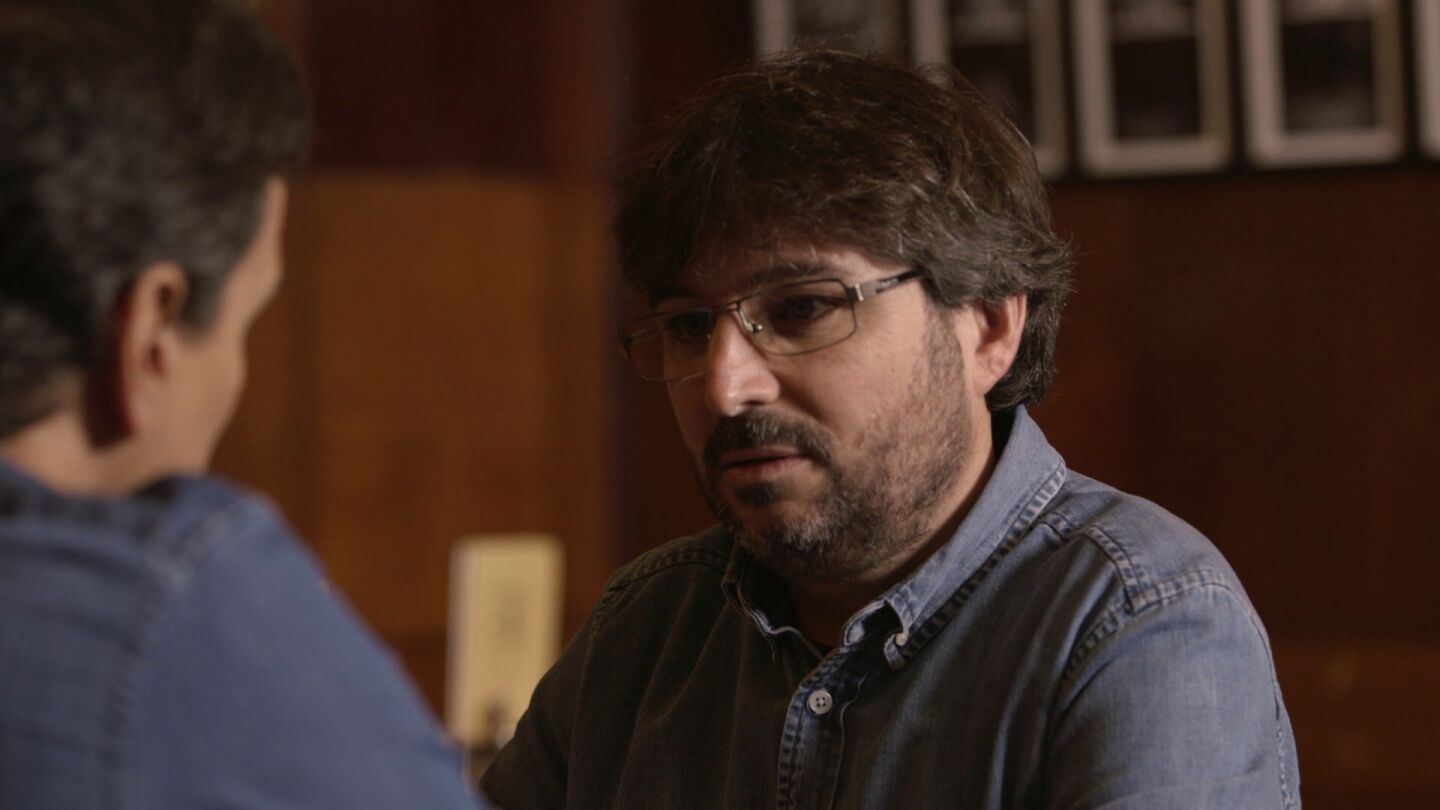 Jordi &Eacute;vole se marcha preocupado de su entrevista con S&aacute;nchez