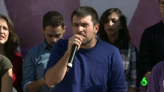 Frame 27.788625 de: Ramón Espinar, de 'Juntas Podemos', asegura que es posible remontar el empate técnico Frame 27.788625 de: Ramón Espinar, de 'Juntas Podemos', asegura que es posible remontar el empate técnico