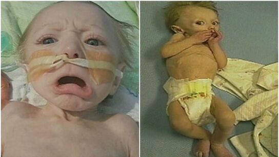 Peque&ntilde;o abandonado entre excrementos por sus padres