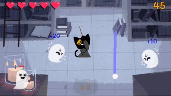 'Doodle' con motivo de Halloween  'Doodle' con motivo de Halloween