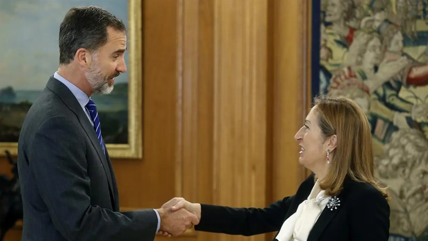El Rey, junto a la presidenta del Congreso El Rey, junto a la presidenta del Congreso