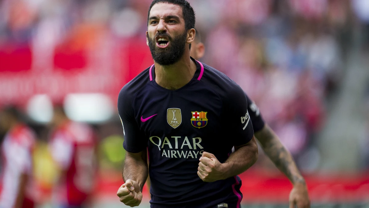 Arda Turan, con el Barça