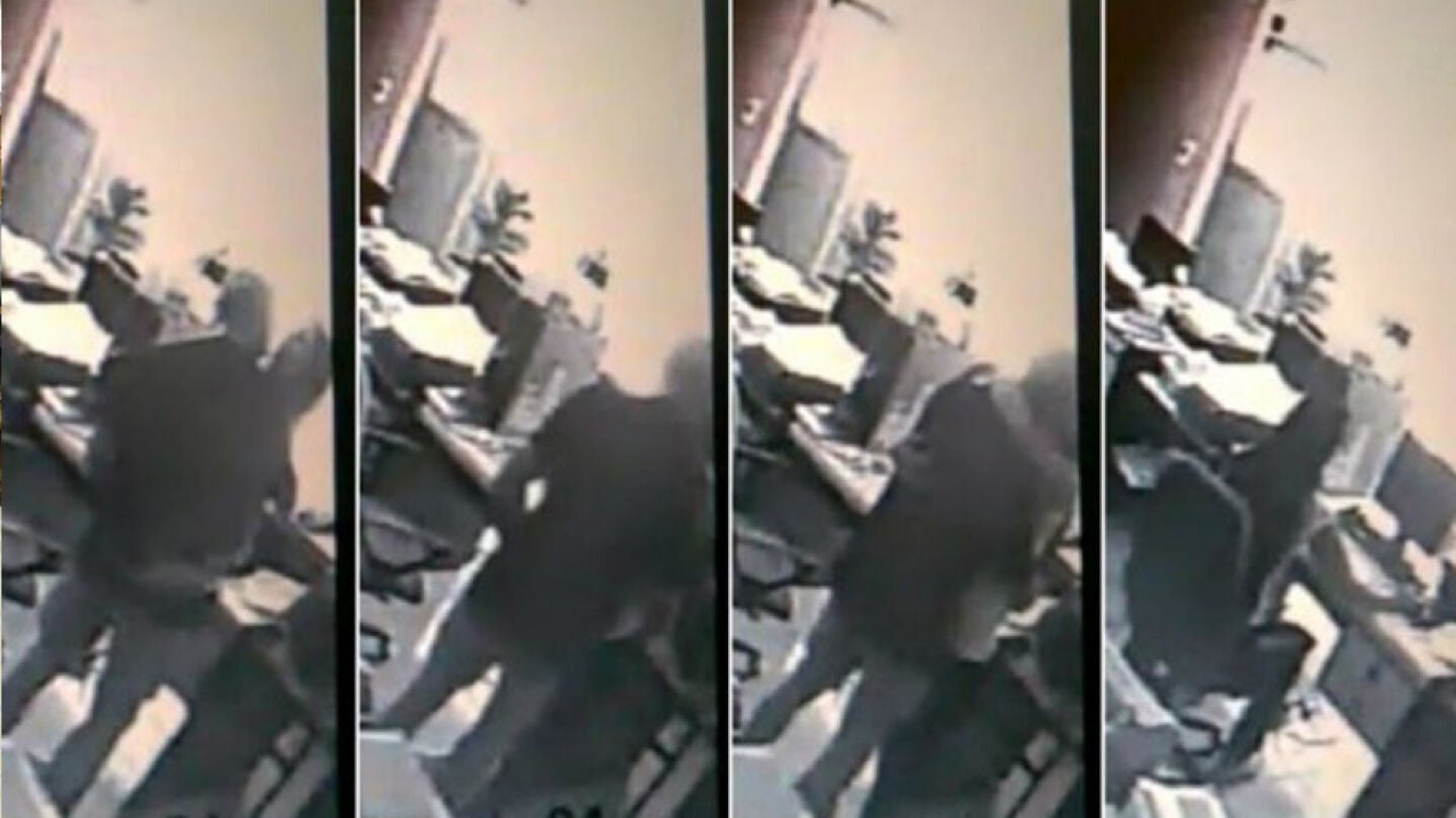 Momento del v&iacute;deo sexual de un directivo argentino