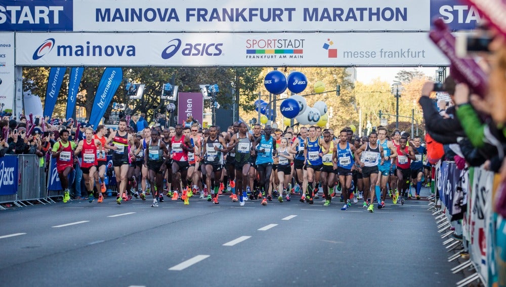 Maratón de Frankfurt, en Alemania