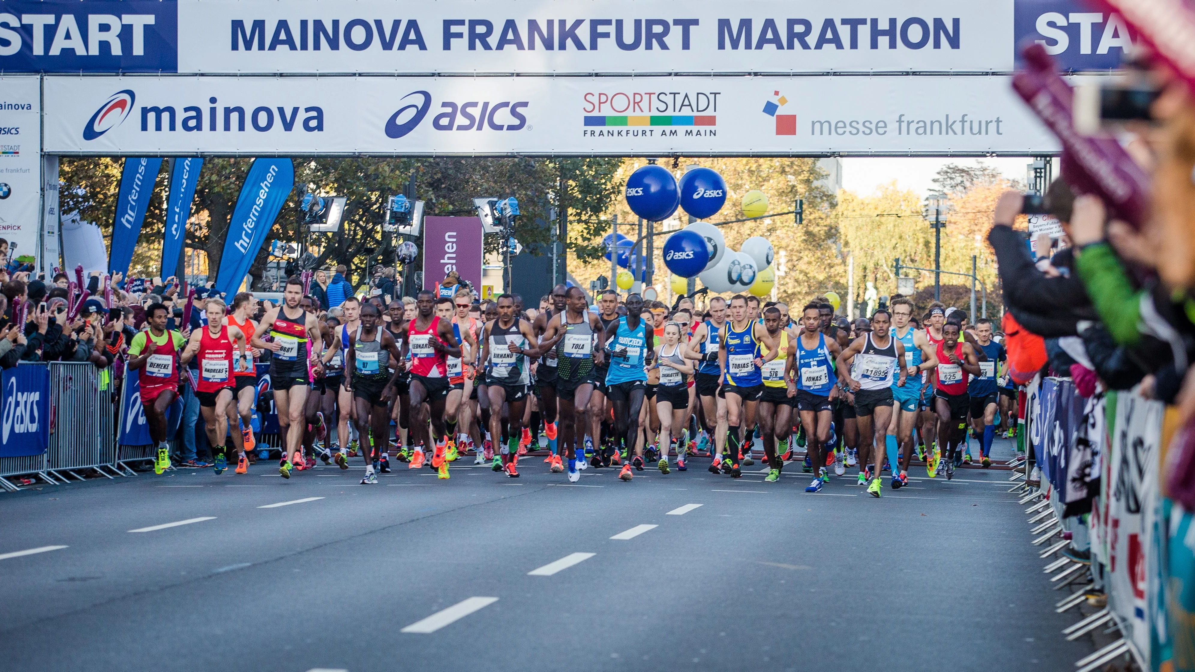 Maratón de Frankfurt, en Alemania