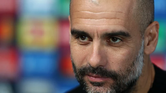 Pep Guardiola, en rueda de prensa Pep Guardiola, en rueda de prensa