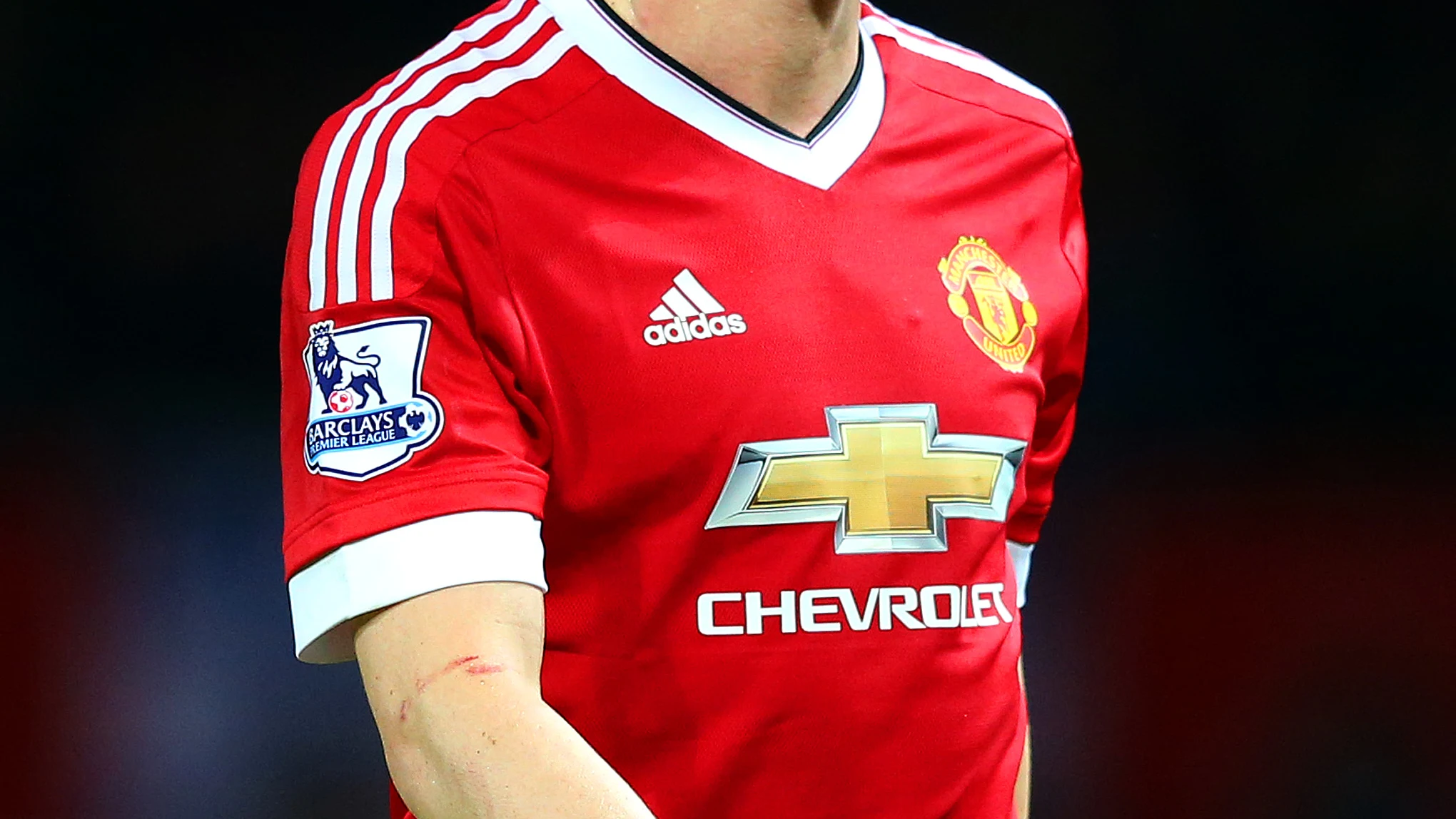 Schweinsteiger, en un partido con el Manchester United Schweinsteiger, en un partido con el Manchester United