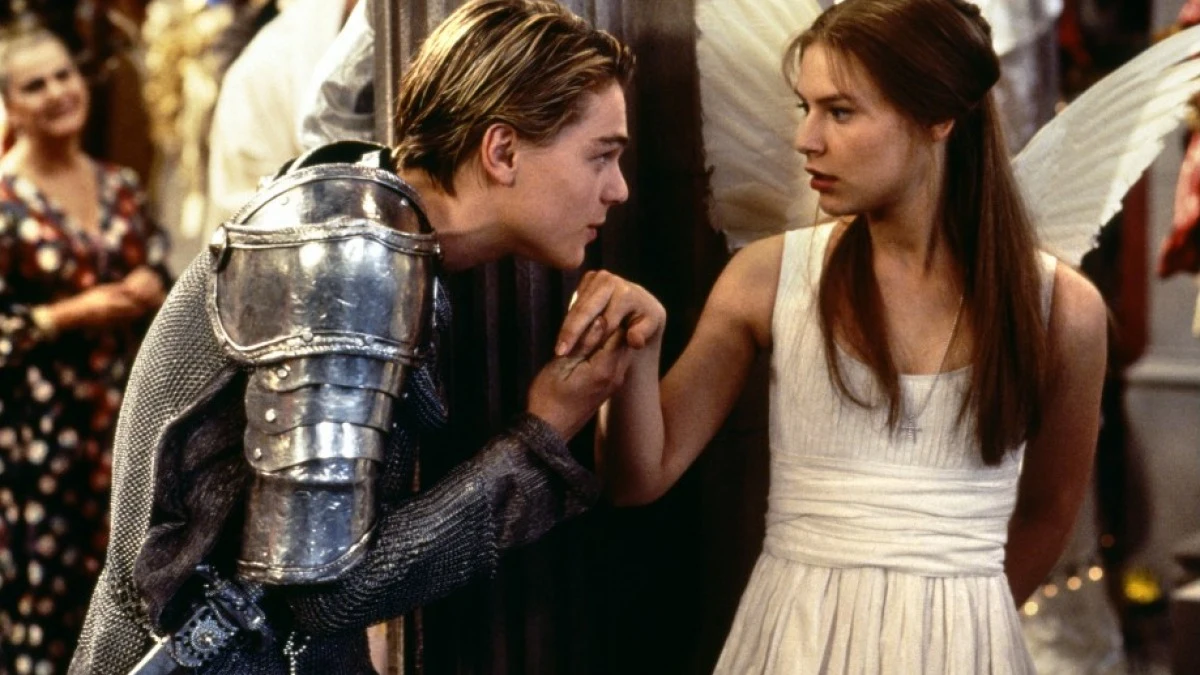 Leonardo DiCaprio y Claire Danes en 'Romeo + Julieta'