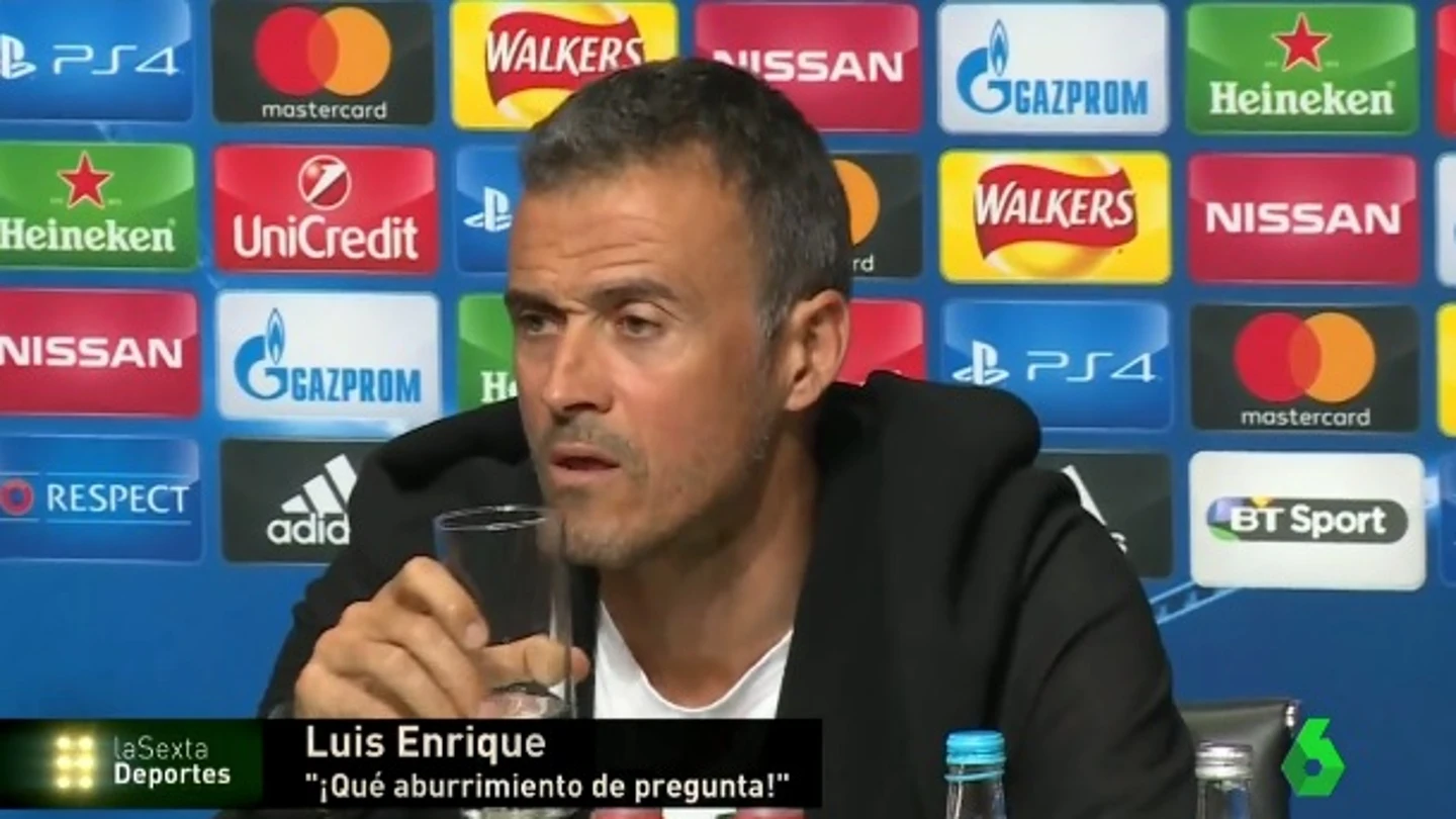Luis Enrique, irónico en rueda de prensa Luis Enrique, irónico en rueda de prensa