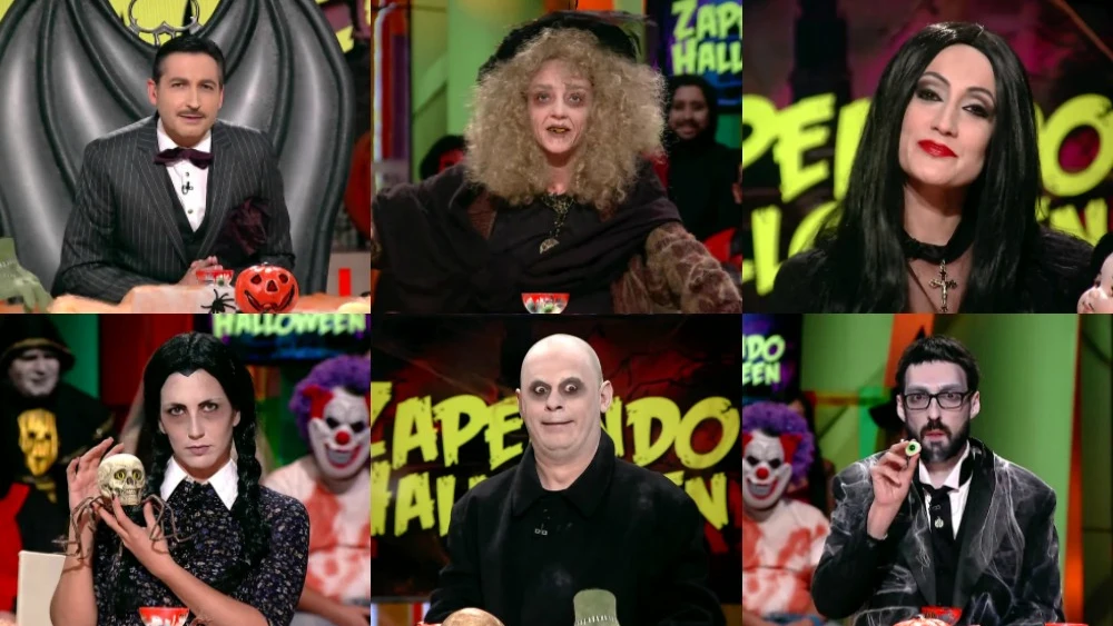 La familia de Zapeando, "poseída por la familia Addams"