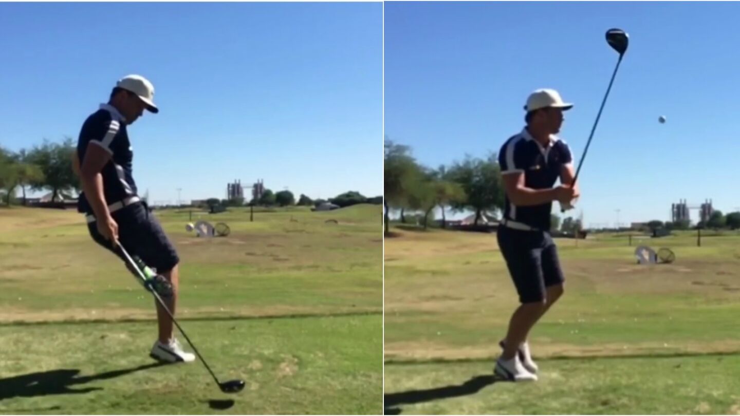 Espectacular golpe de golf