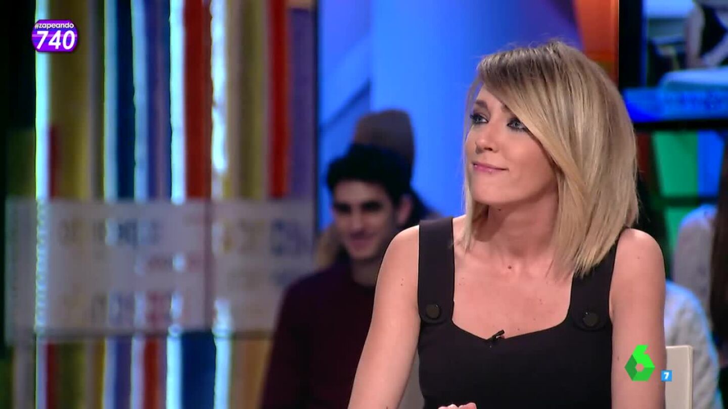 Anna Simon cuenta una an&eacute;cdota en Zapeando