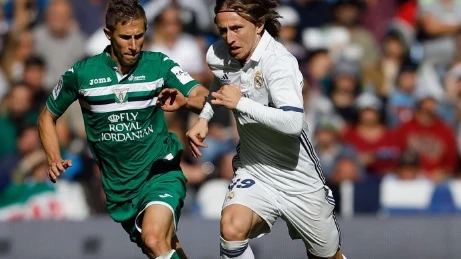 Modric, en acción ante el Leganés