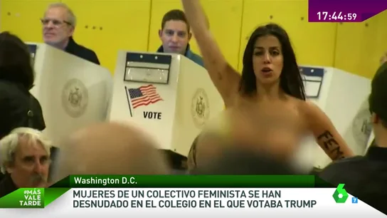 Frame 21.704742 de: Donald Trump, recibido entre abucheos a las puertas del colegio público de Manhattan donde ha votado Frame 21.704742 de: Donald Trump, recibido entre abucheos a las puertas del colegio público de Manhattan donde ha votado