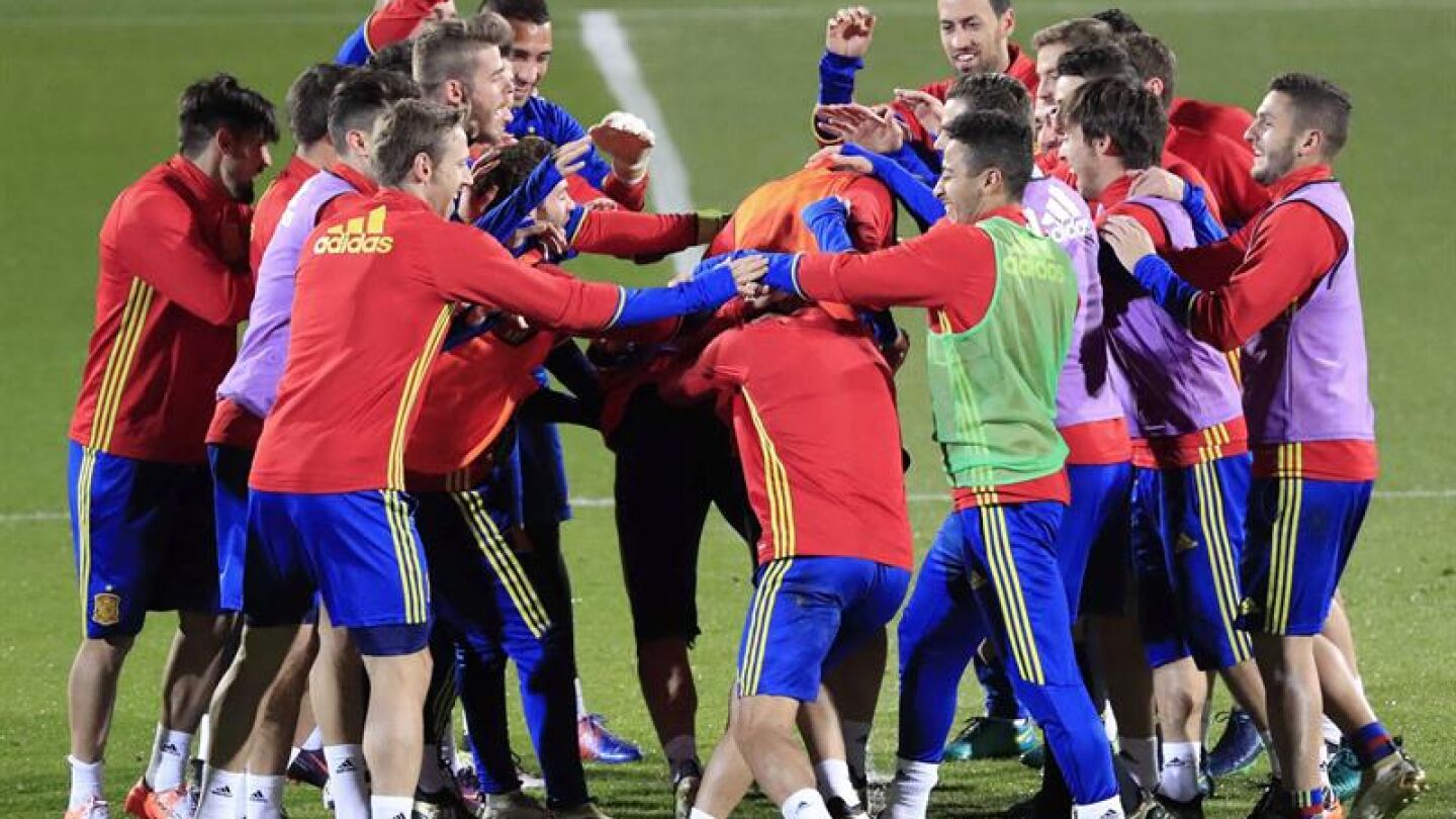 Los jugadores de la Selecci&oacute;n 