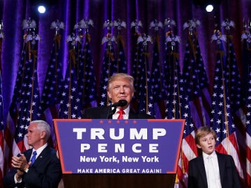 Donald Trump durante su discurso Donald Trump durante su discurso