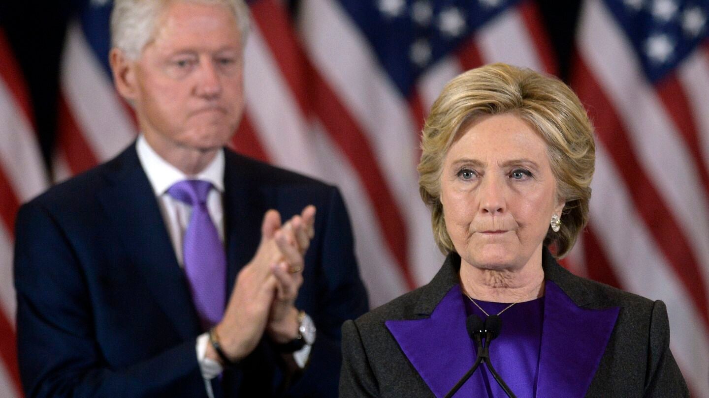 Hillary Clinton, tras la derrota electoral