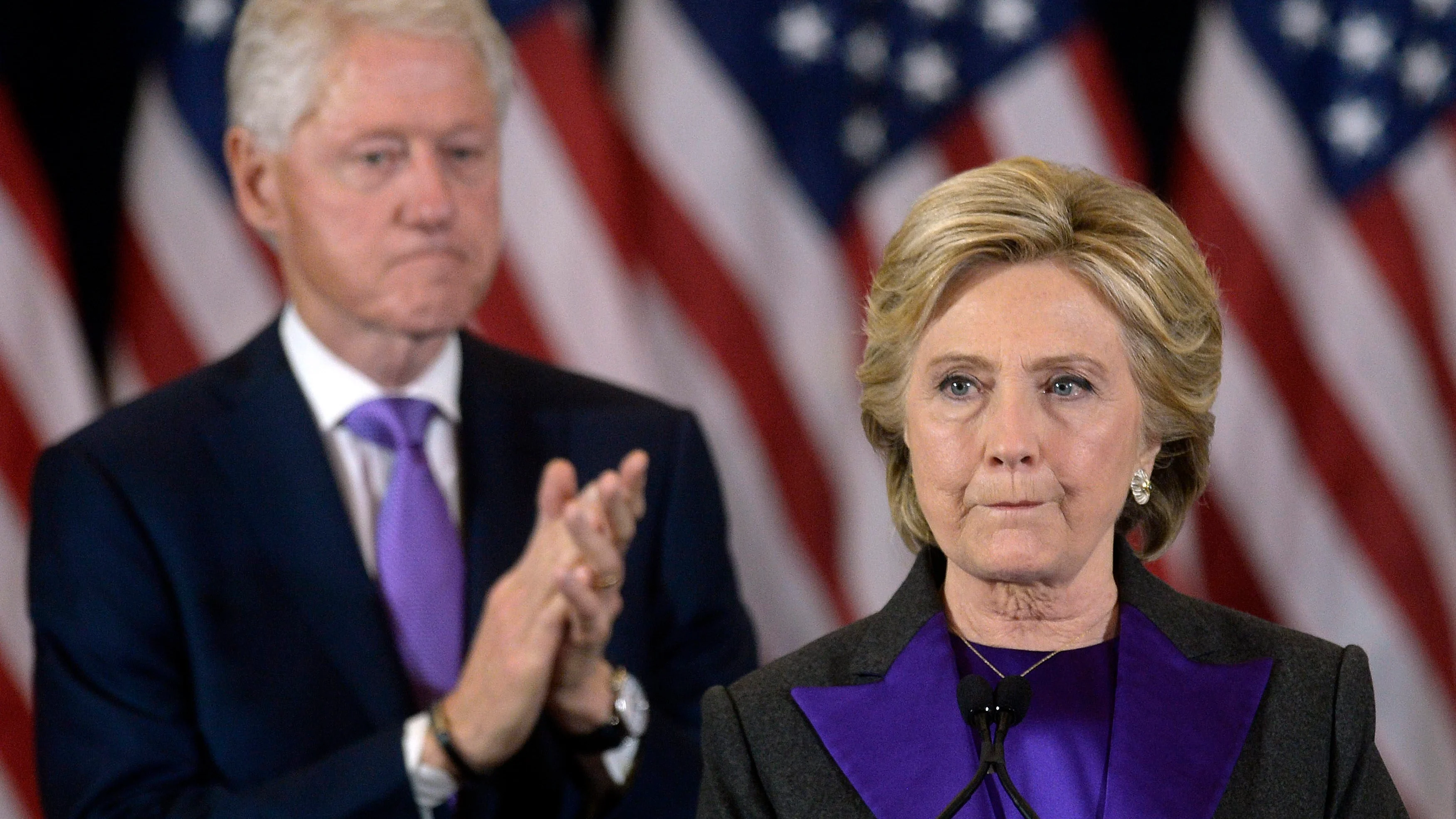 Hillary Clinton, tras la derrota electoral