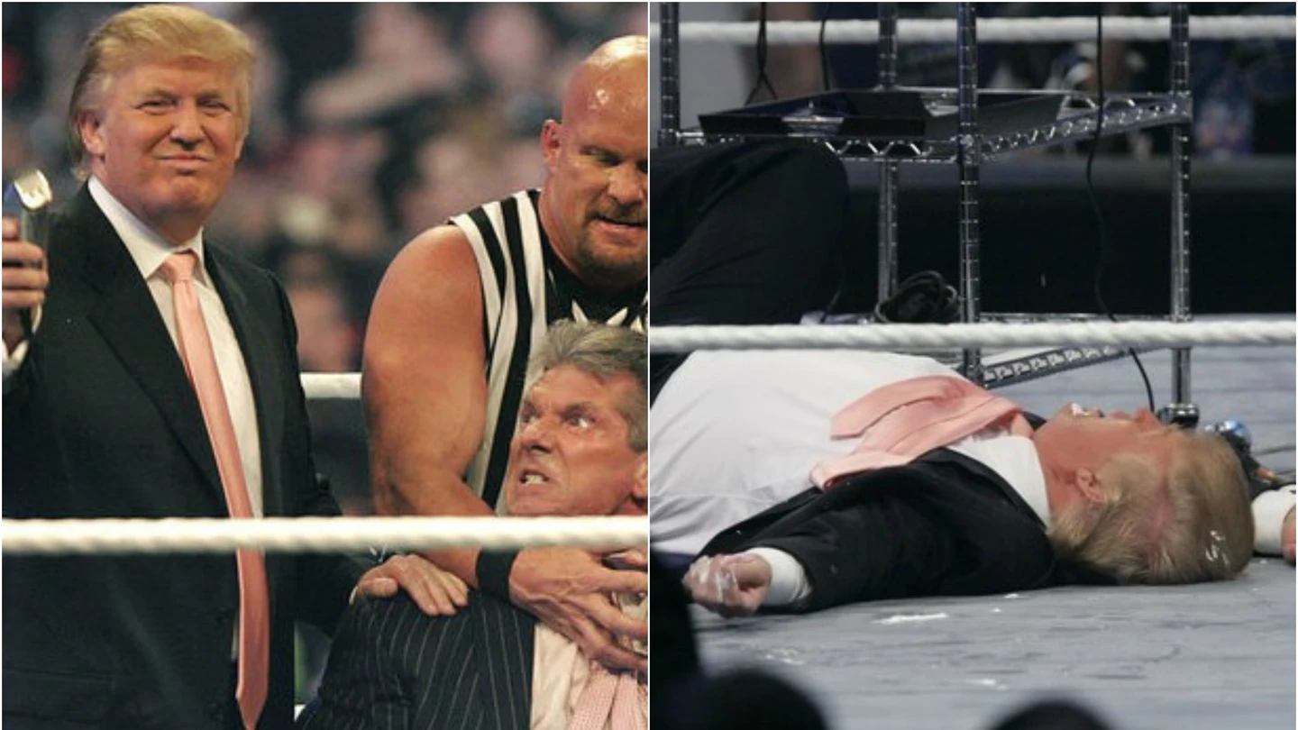 La célebre aparición de Trump en la WWE La célebre aparición de Trump en la WWE