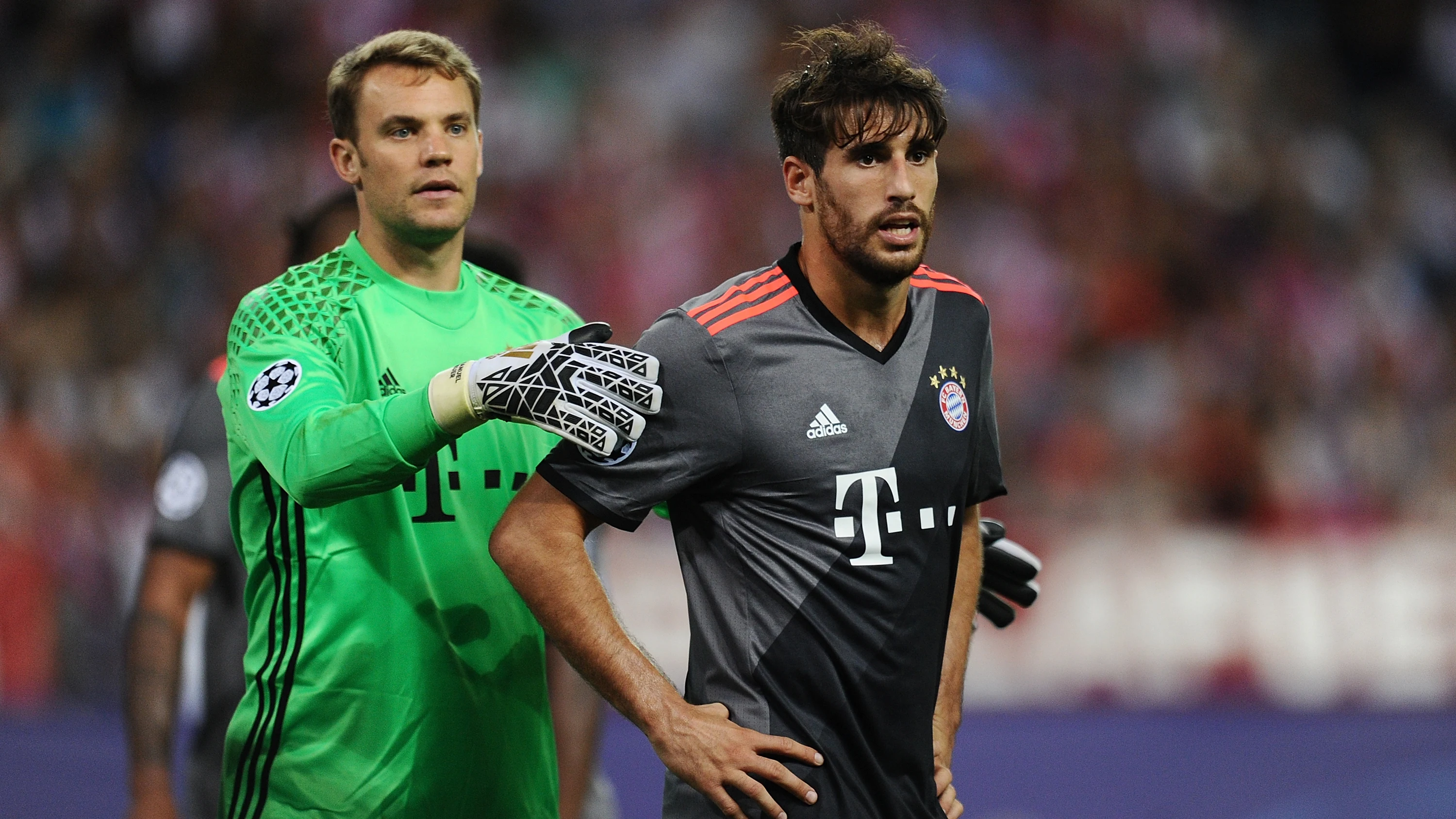 Javi Martínez, en un partido del Bayern Múnich