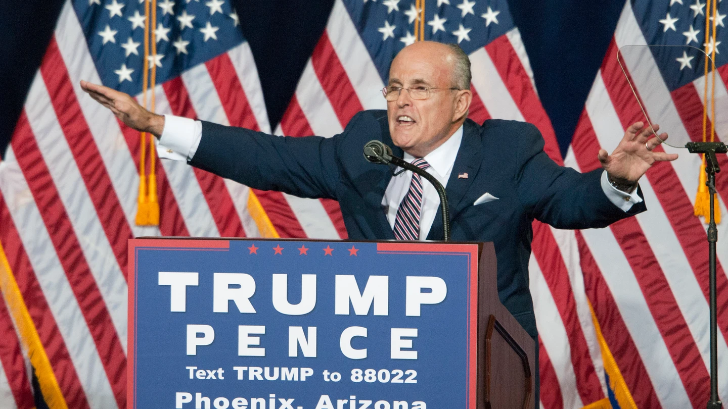 Giuliani, exalcalde de Nueva York Giuliani, exalcalde de Nueva York