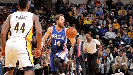 Sergio Rodr&iacute;guez, en acci&oacute;n ante Indiana Pacers