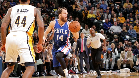 Sergio Rodr&iacute;guez, en acci&oacute;n ante Indiana Pacers