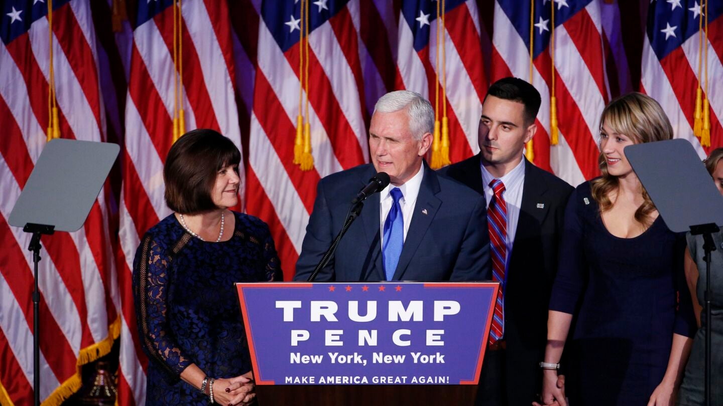 Mike Pence, vicepresidente de EEUU