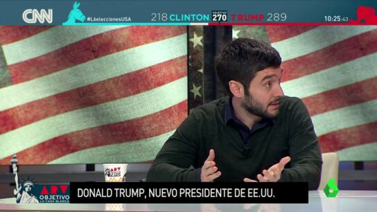 Frame 13.82092 de: El tremendo 'zasca' de Pablo Bustinduy a Miguel Guti&eacute;rrez a ra&iacute;z del 'voto popular' de EEUU